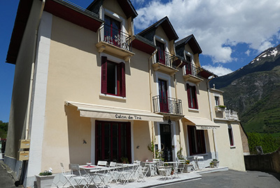 Salón de Té y Café de montaña en  Luz - Casa de Huespedes Chalet Mina en Sazos